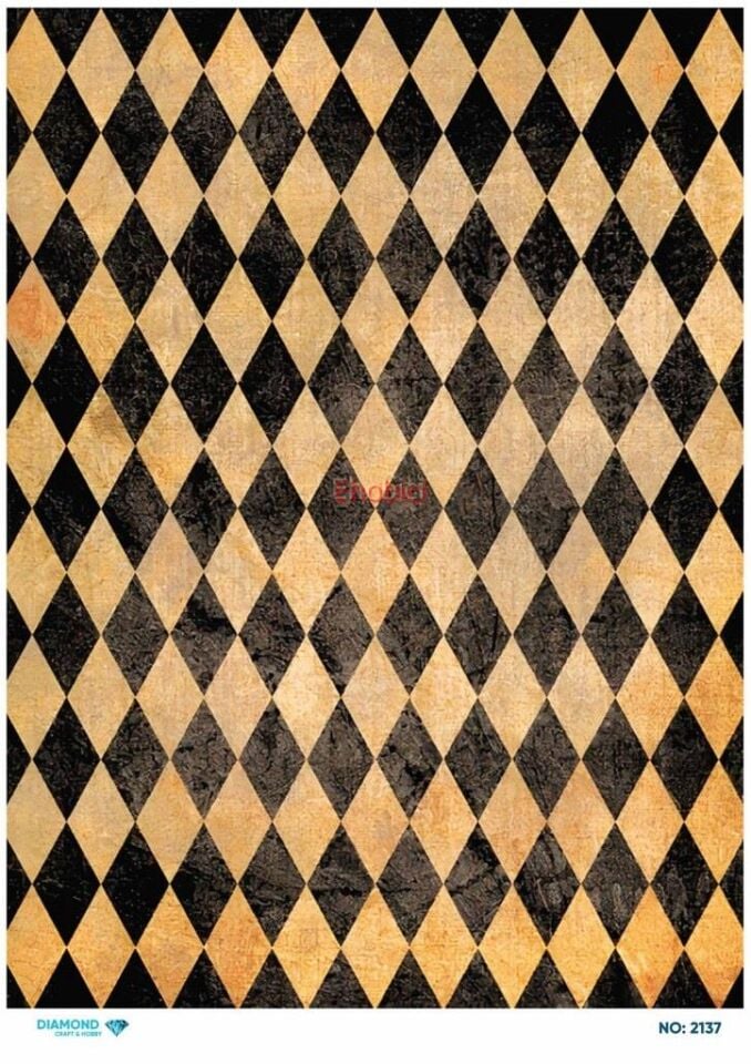 Diamond Pirinç Dekopaj Kağıdı - 2137