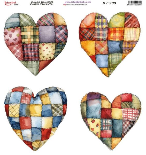 Kumaş Transfer Kağıdı 20x20cm KT-208