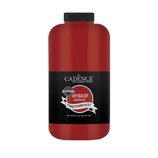 Cadence Hibrit Multisurface Boya 2000ml H-054 Kan Kırmızı (3 Kg)