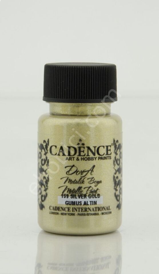 Cadence Dora Metalik Boya 159 Gümüş Altın 50ML