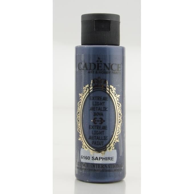 Cadence Extreme Light Metalik Boya - 6160 Safir 70ml