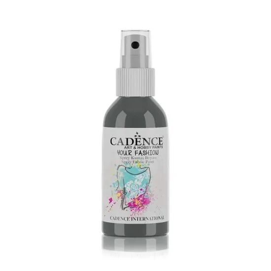 Cadence Your Fashion Sprey Kumaş Boyası 1121 Gri 100ml