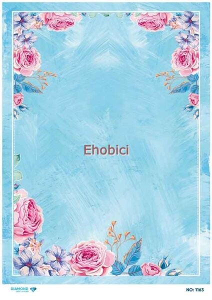 Diamond Pirinç Dekopaj Kağıdı - 1163