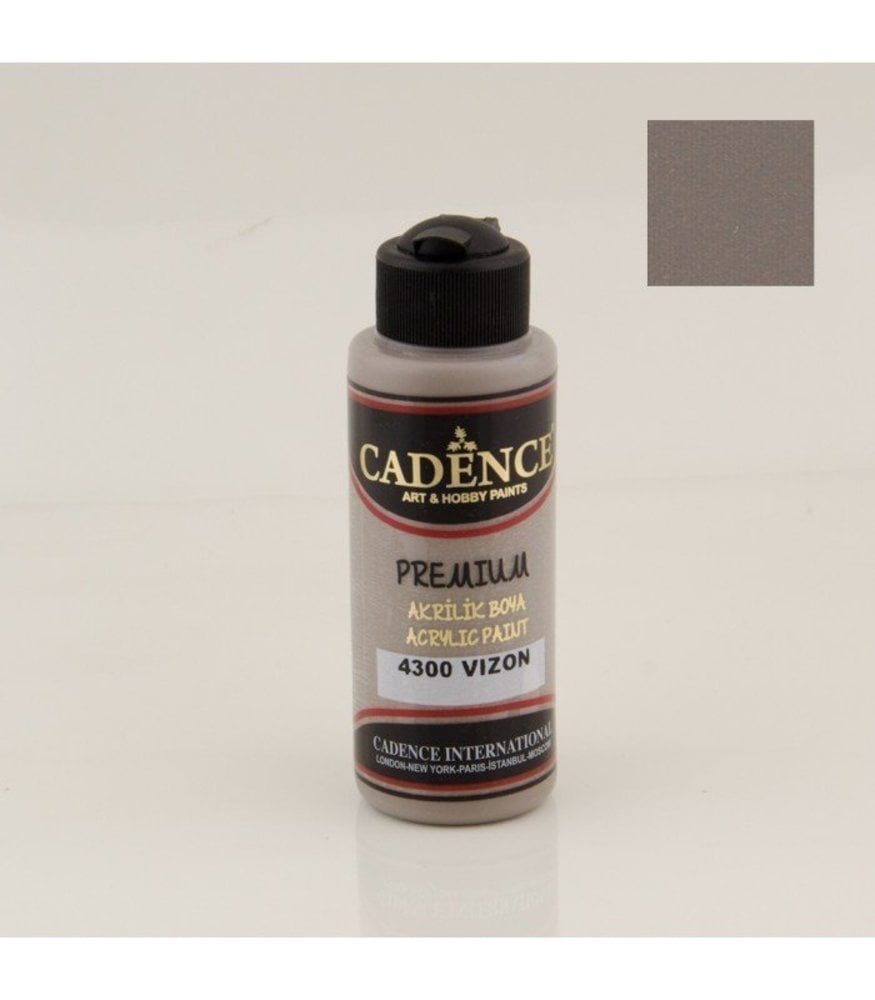Cadence Akrilik Boya 4300 Vizon Ahşap Boyası 120ML