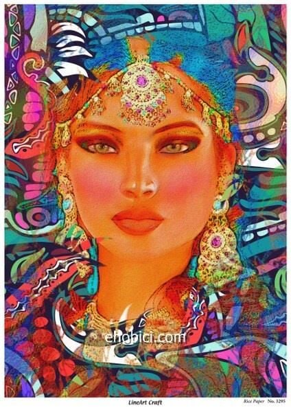 Lineart Pirinç Dekopaj Kağıdı Model - 3295