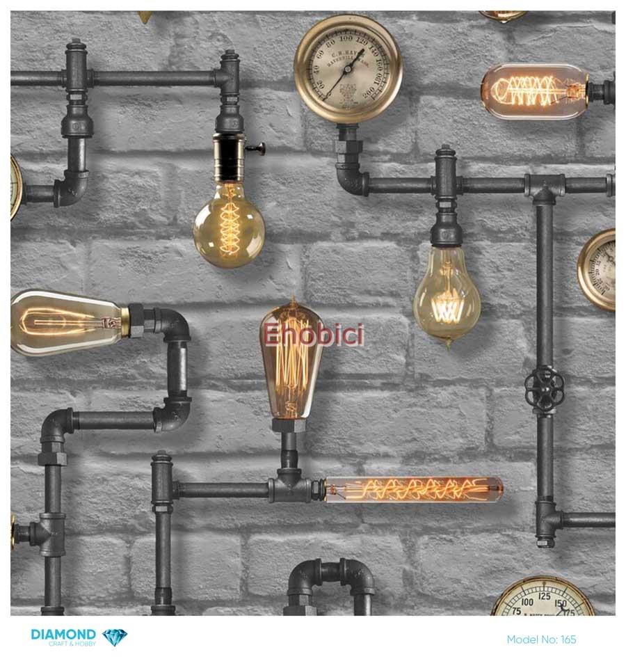 Diamond Pirinç Dekopaj Kağıdı - 165 - 30x30