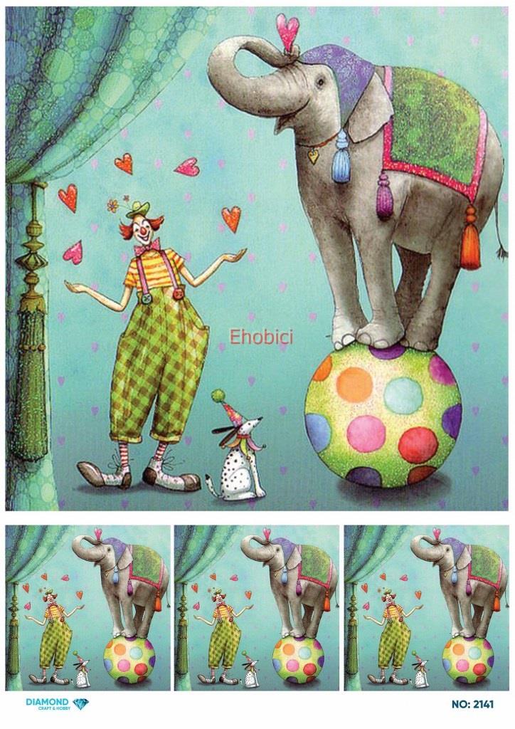 Diamond Pirinç Dekopaj Kağıdı - 2141