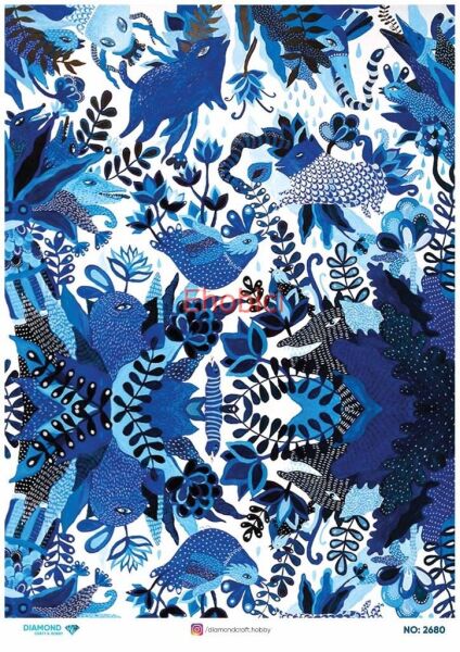 Diamond Pirinç Dekopaj Kağıdı - 2680