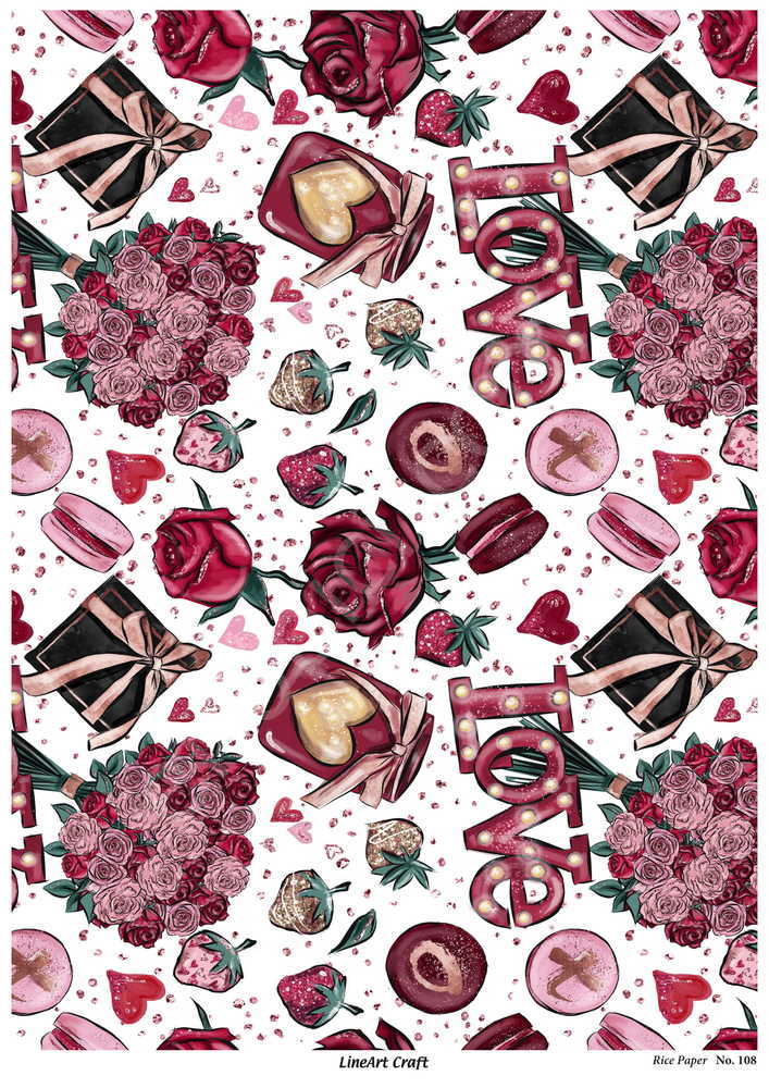 Model 108 - Pirinç Dekopaj Lineart Craft