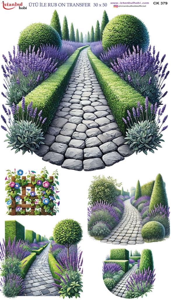 Ütü İle Rub On Transfer Kağıdı 30x50cm CK379