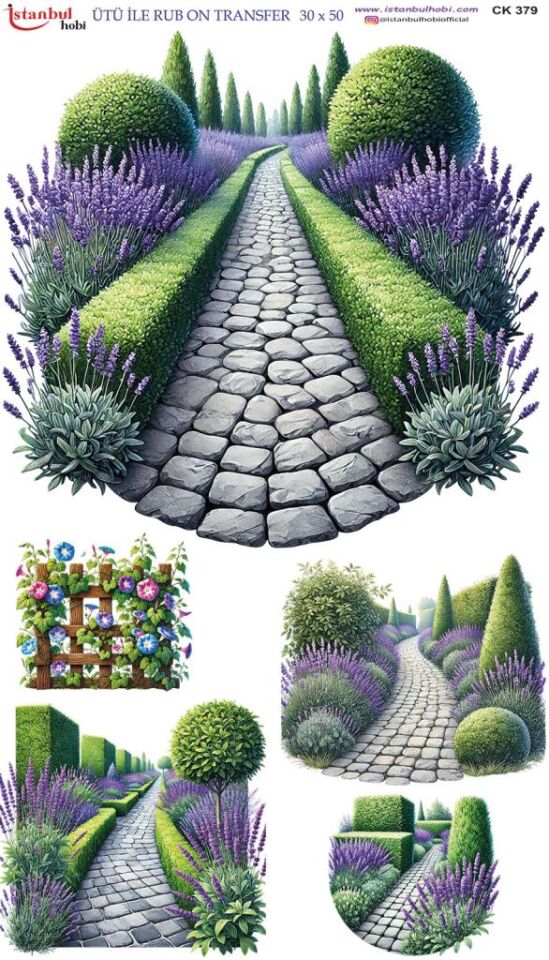 Ütü İle Rub On Transfer Kağıdı 30x50cm CK379