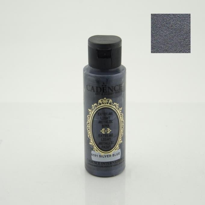 Cadence Extreme Light Metalik Boya - 6191 Gümüş Mavi 70ml
