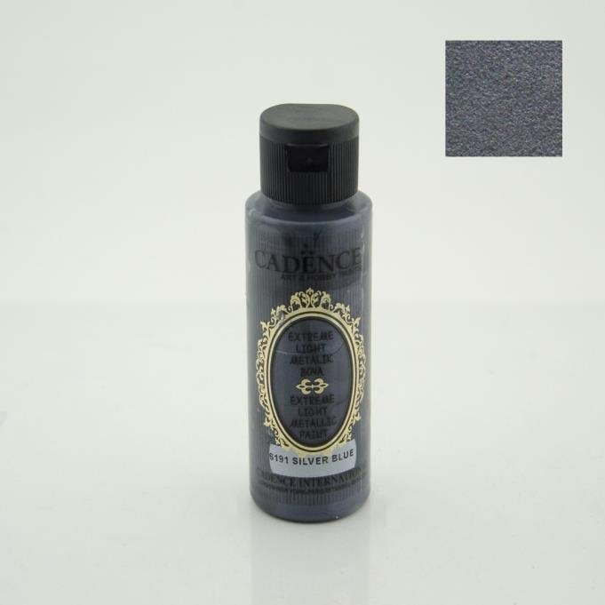 Cadence Extreme Light Metalik Boya - 6191 Gümüş Mavi 70ml