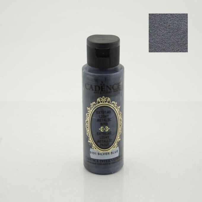Cadence Extreme Light Metalik Boya - 6191 Gümüş Mavi 70ml