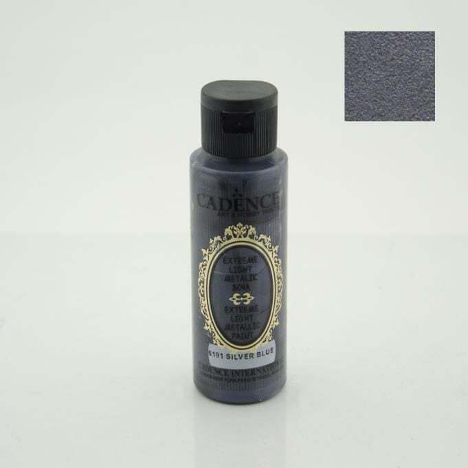 Cadence Extreme Light Metalik Boya - 6191 Gümüş Mavi 70ml