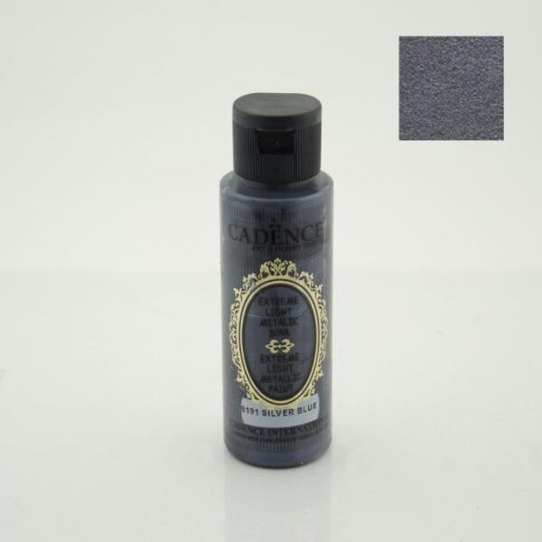 Cadence Extreme Light Metalik Boya - 6191 Gümüş Mavi 70ml