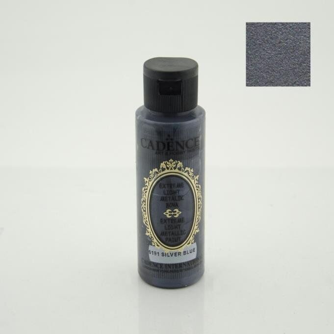 Cadence Extreme Light Metalik Boya - 6191 Gümüş Mavi 70ml