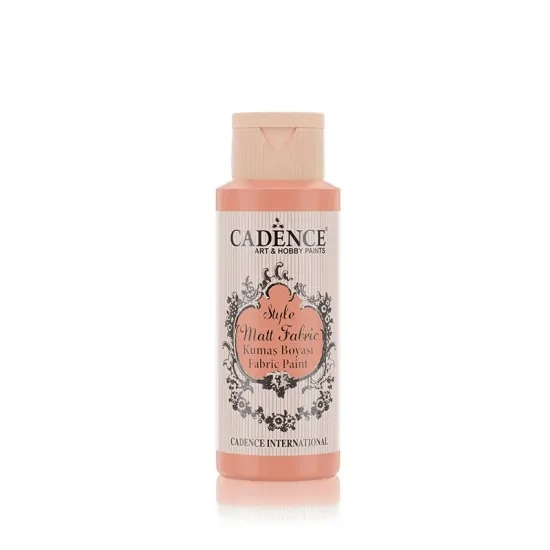 Cadence Style Mat Kumaş Boyası - 607 Açık Mercan 59ml