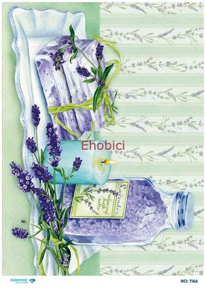 Diamond Pirinç Dekopaj Kağıdı - 1166