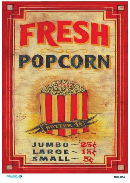 Diamond Pirinç Dekopaj Kağıdı - 2142