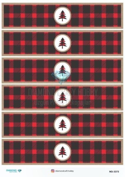 Diamond Pirinç Dekopaj Kağıdı - 5373