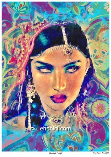 Lineart Pirinç Dekopaj Kağıdı Model - 3297