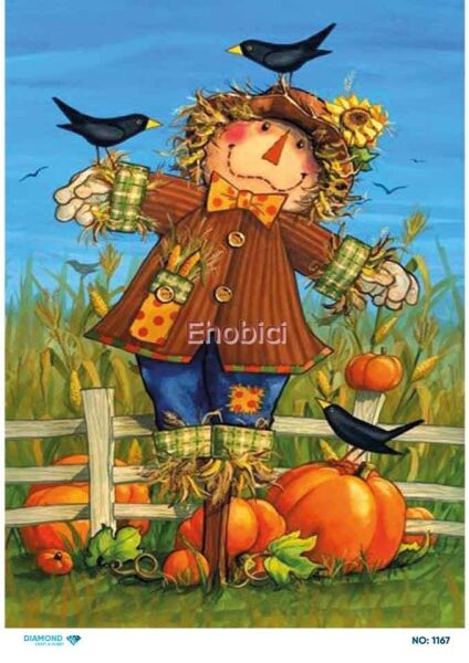 Diamond Pirinç Dekopaj Kağıdı - 1167