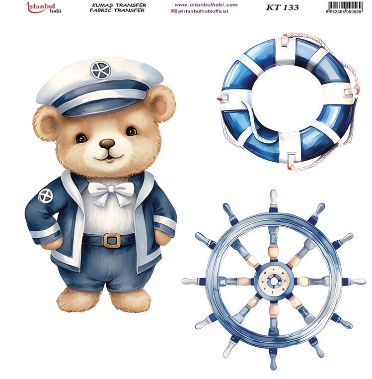 Kumaş Transfer Kağıdı 20x20cm KT-133