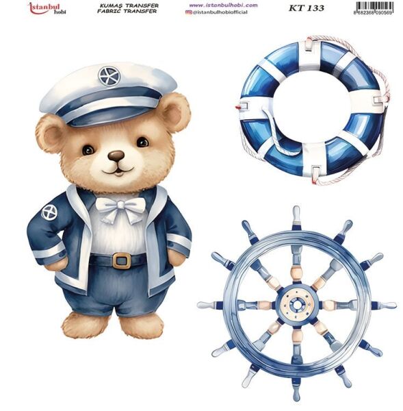 Kumaş Transfer Kağıdı 20x20cm KT-133