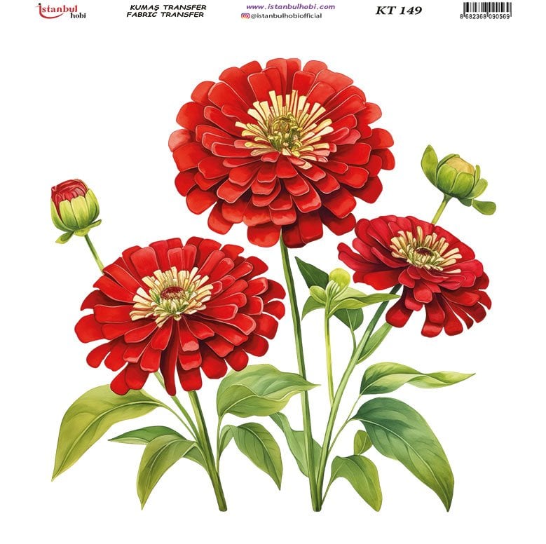 Kumaş Transfer Kağıdı 20x20cm KT-149