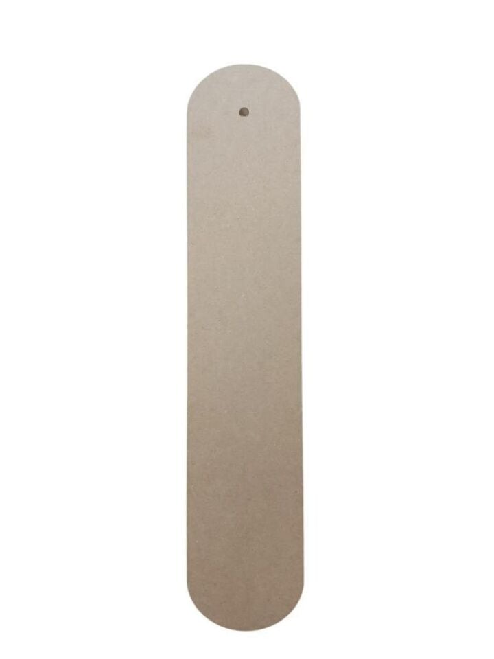 Ahşap Oval Pano 55,5x11,3cm