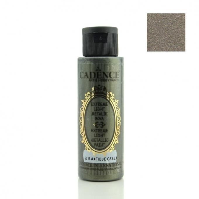 Cadence Extreme Light Metalik Boya - 6214 Antik Yeşil 70ml