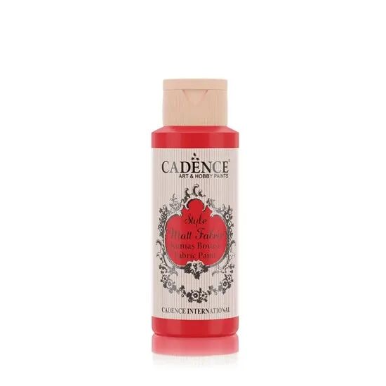 Cadence Style Mat Kumaş Boyası - 609 Çilek 59ml