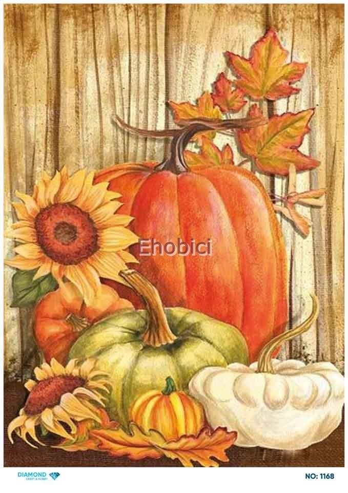 Diamond Pirinç Dekopaj Kağıdı - 1168