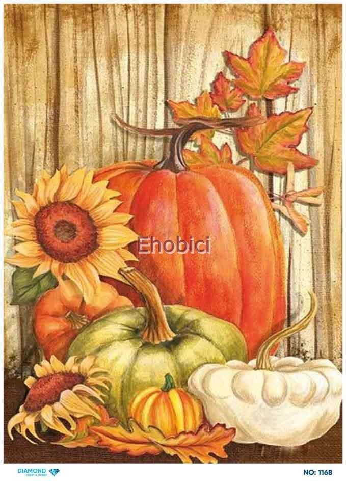 Diamond Pirinç Dekopaj Kağıdı - 1168