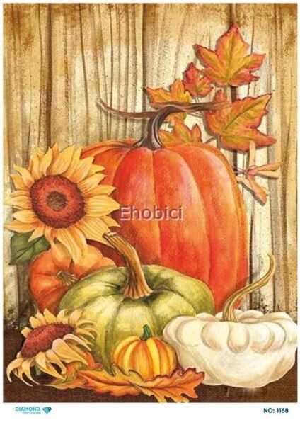 Diamond Pirinç Dekopaj Kağıdı - 1168