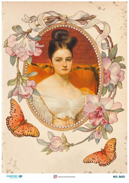 Diamond Pirinç Dekopaj Kağıdı - 3603