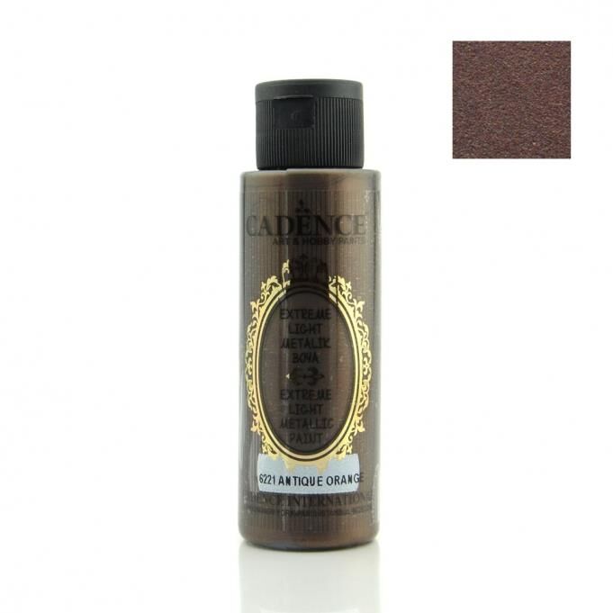 Cadence Extreme Light Metalik Boya - 6221 Antik Turuncu 70ml