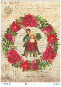 Diamond Pirinç Dekopaj Kağıdı - 3605