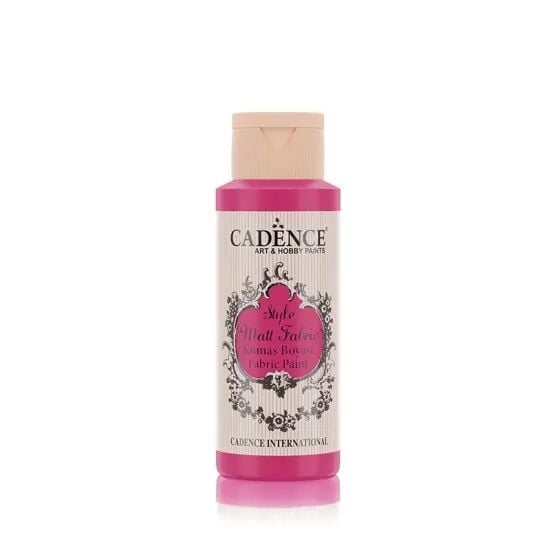 Cadence Style Mat Kumaş Boyası - 612 Fuşya 59ml