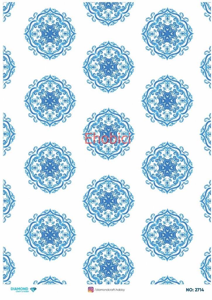 Diamond Pirinç Dekopaj Kağıdı - 2714