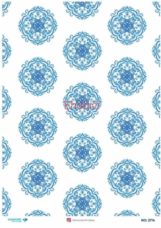 Diamond Pirinç Dekopaj Kağıdı - 2714