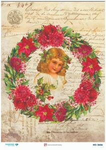 Diamond Pirinç Dekopaj Kağıdı - 3606