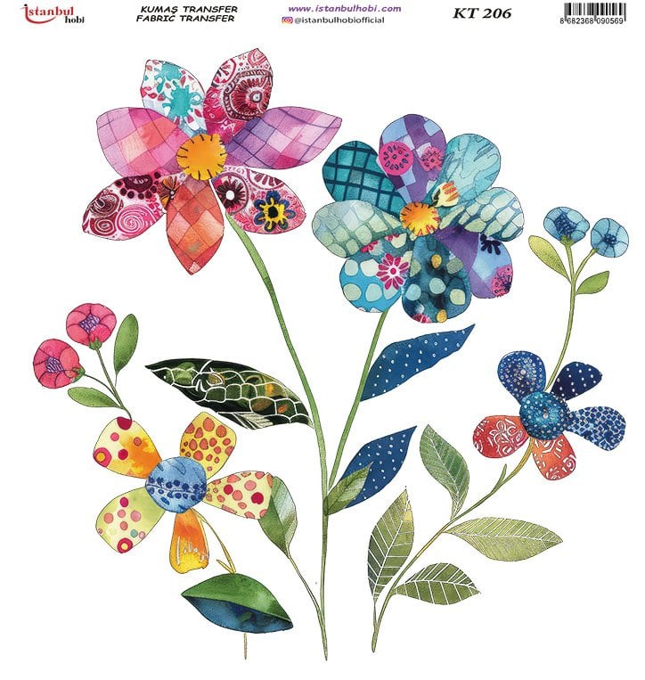 Kumaş Transfer Kağıdı 20x20cm KT-206