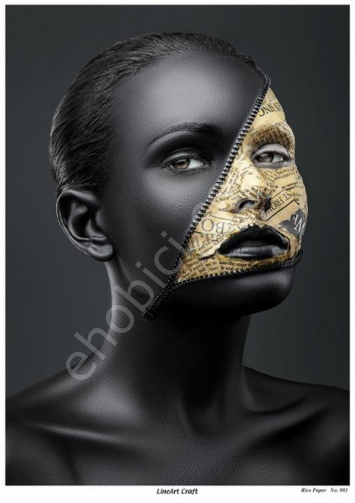 Model-981 - Pirinç Dekopaj Lineart Craft