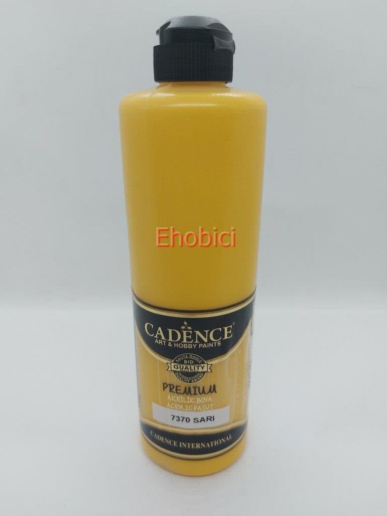 Cadence Akrilik Boya 500ML 7370 Sarı Ahşap Boyası