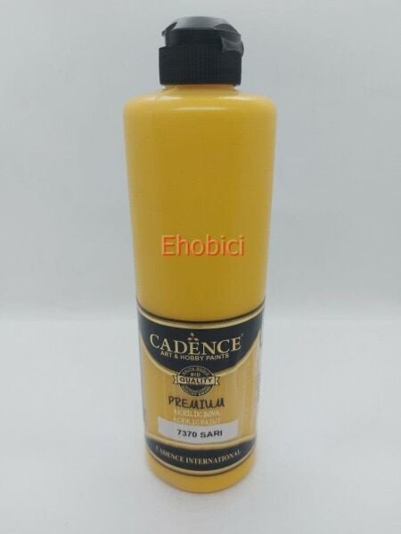 Cadence Akrilik Boya 500ML 7370 Sarı Ahşap Boyası