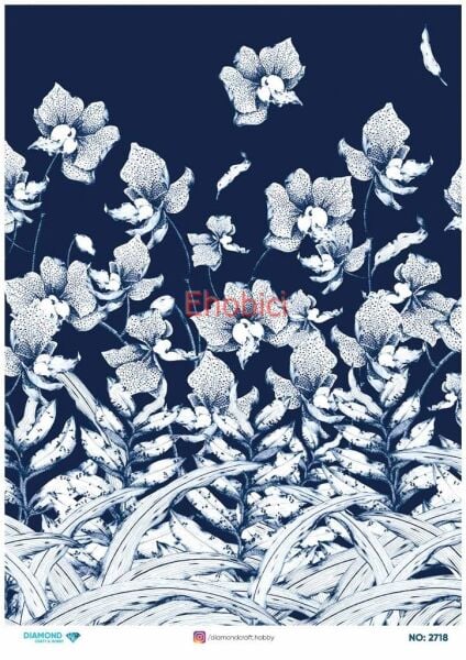 Diamond Pirinç Dekopaj Kağıdı - 2718