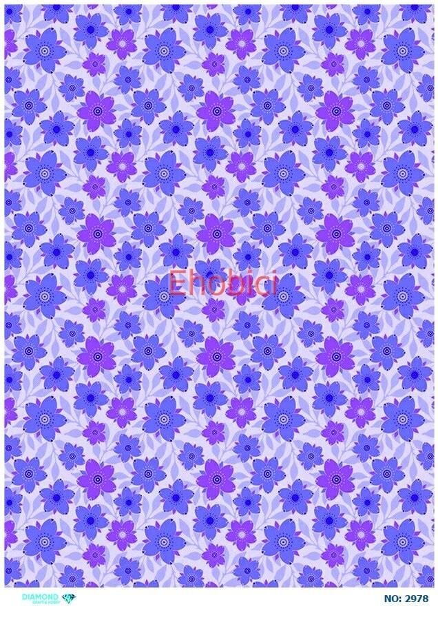 Diamond Pirinç Dekopaj Kağıdı - 2978