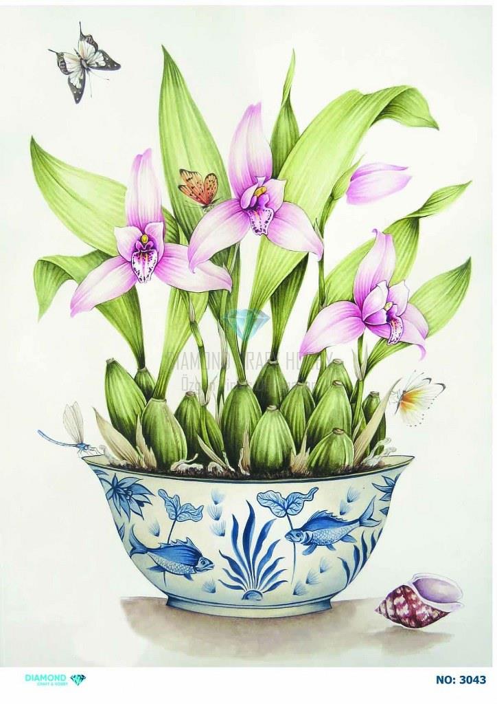 Diamond Pirinç Dekopaj Kağıdı - 3043